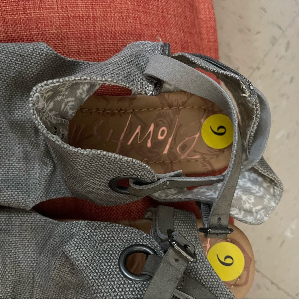 Blowfish Textured Gray Sandals - Picture 2 of 3